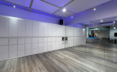 數量充足的置物櫃